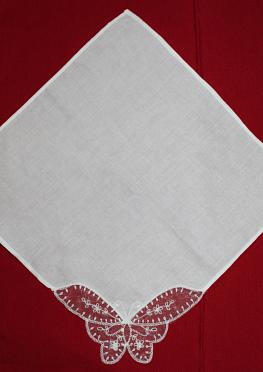 Jess Butterfly Lace Handkerchief