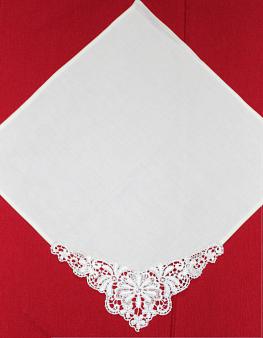 Rachel Guipure Lace Handkerchief