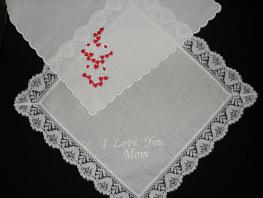 Valentine Heart Handkerchief